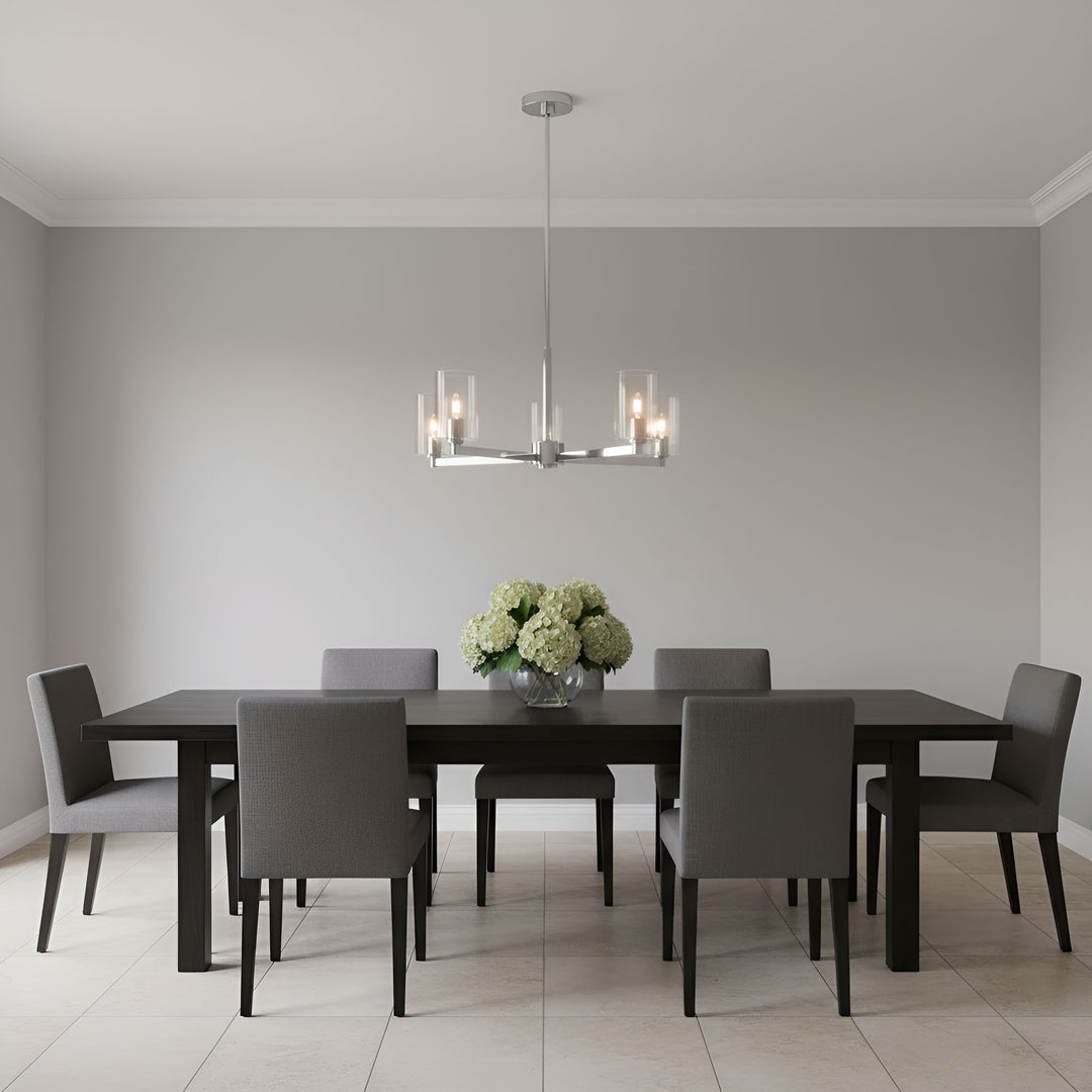 Visual Comfort Studio Canada - 3164205C-05 - Five Light Chandelier - Fullton - Chrome