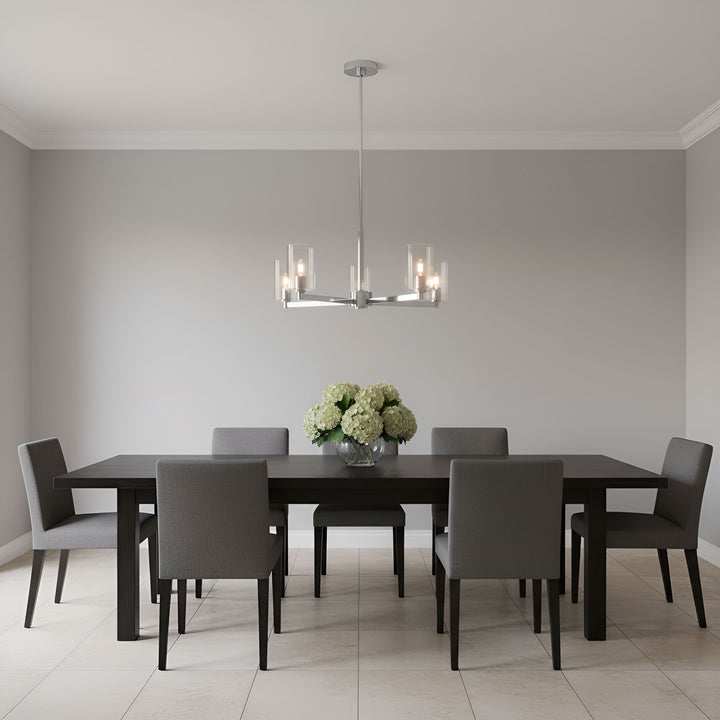 Visual Comfort Studio Canada - 3164205C-05 - Five Light Chandelier - Fullton - Chrome