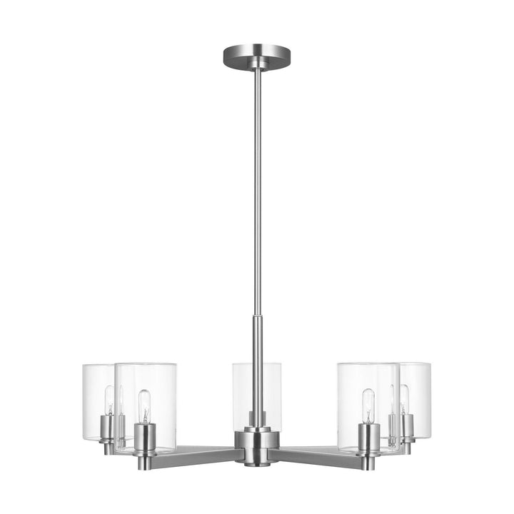 Visual Comfort Studio Canada - 3164205C-05 - Five Light Chandelier - Fullton - Chrome