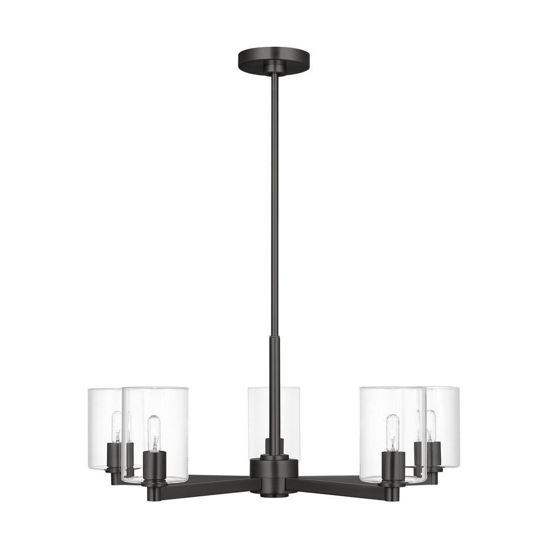 Visual Comfort Studio Canada - 3164205C-112 - Five Light Chandelier - Fullton - Midnight Black