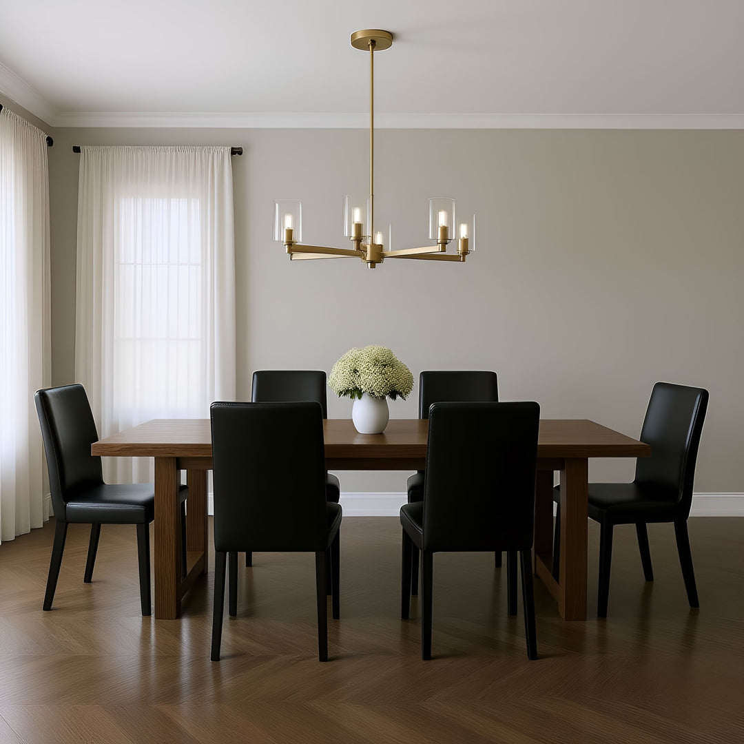 Visual Comfort Studio Canada - 3164205C-848 - Five Light Chandelier - Fullton - Satin Brass