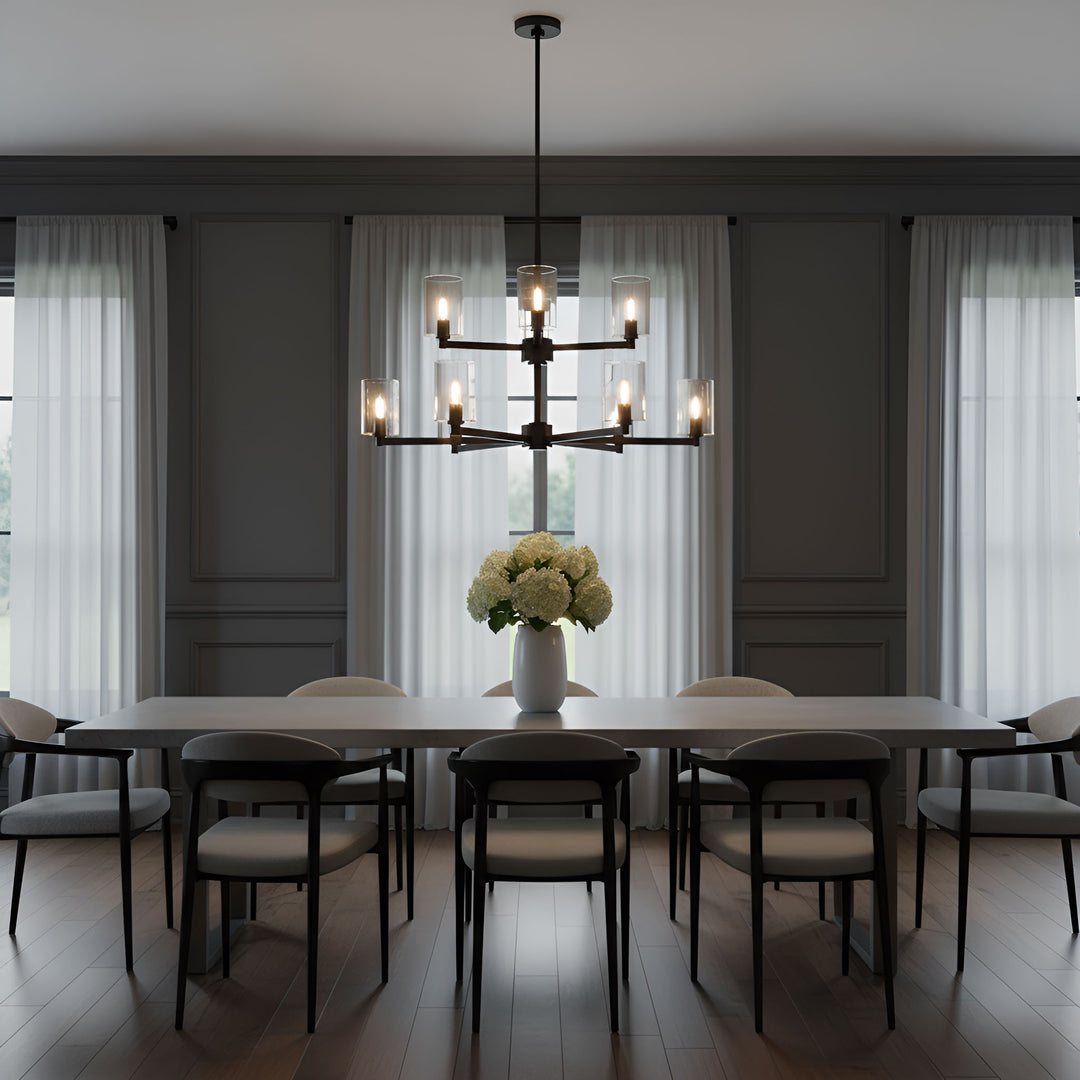 Visual Comfort Studio Canada - 3164209C-112 - Nine Light Chandelier - Fullton - Midnight Black