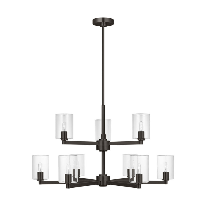 Visual Comfort Studio Canada - 3164209C-112 - Nine Light Chandelier - Fullton - Midnight Black