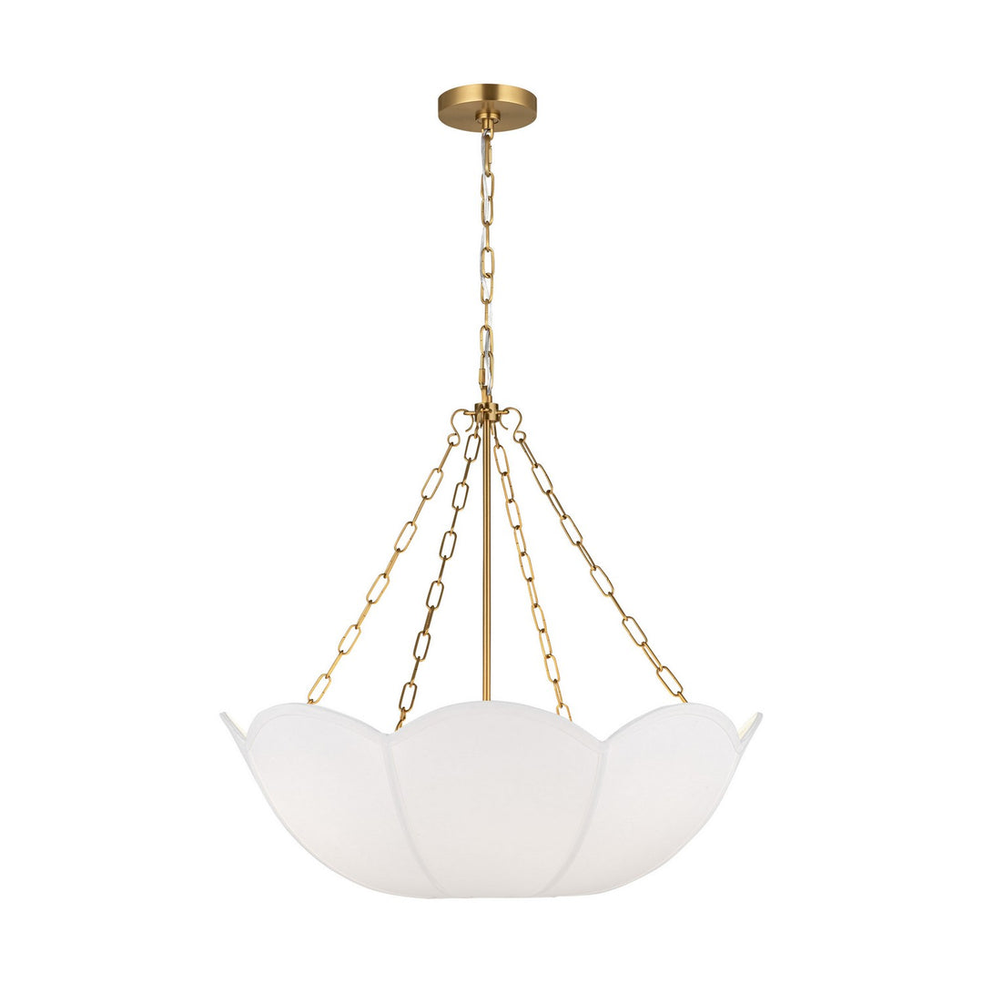Stassi Three Light Chandelier in Burnished Brass - available from The Lighting Shoppe, trusted by Canadian homeowners