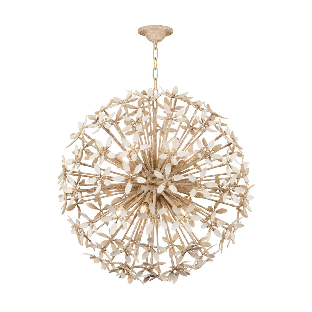 Corbett Lighting Canada - 511-30-IYC - Ten Light Chandelier - Corfu - Ivory Coco
