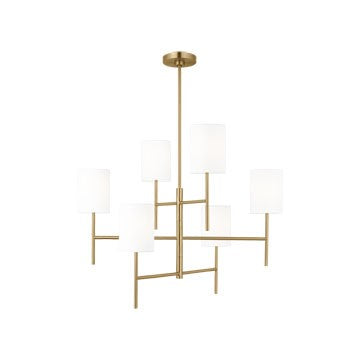 Visual Comfort Studio Canada - BC1006BBS - Six Light Chandelier - Key - Burnished Brass
