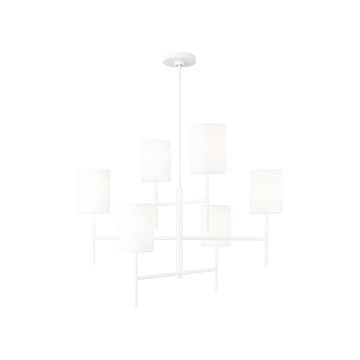 Visual Comfort Studio Canada - BC1006MWT - Six Light Chandelier - Key - Matte White
