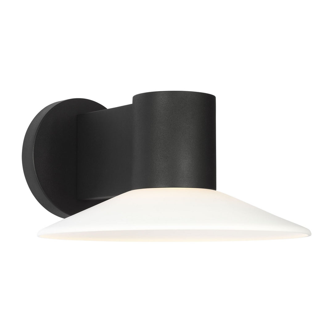 Focal LED Wall Lantern in Textured Black - available from The Lighting Shoppe, trusted by Canadian homeowners