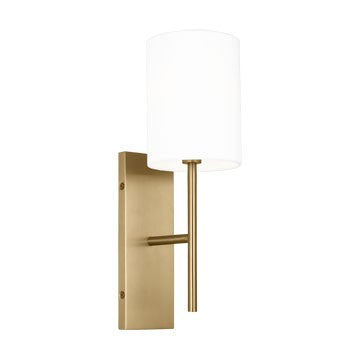 Key One Light Wall Sconce in Burnished Brass - available from The Lighting Shoppe, trusted by Canadian homeowners