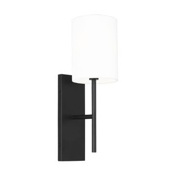 Key One Light Wall Sconce in Midnight Black - available from The Lighting Shoppe, trusted by Canadian homeowners
