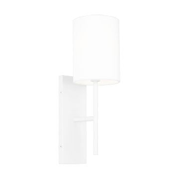 Key One Light Wall Sconce in Matte White - available from The Lighting Shoppe, trusted by Canadian homeowners