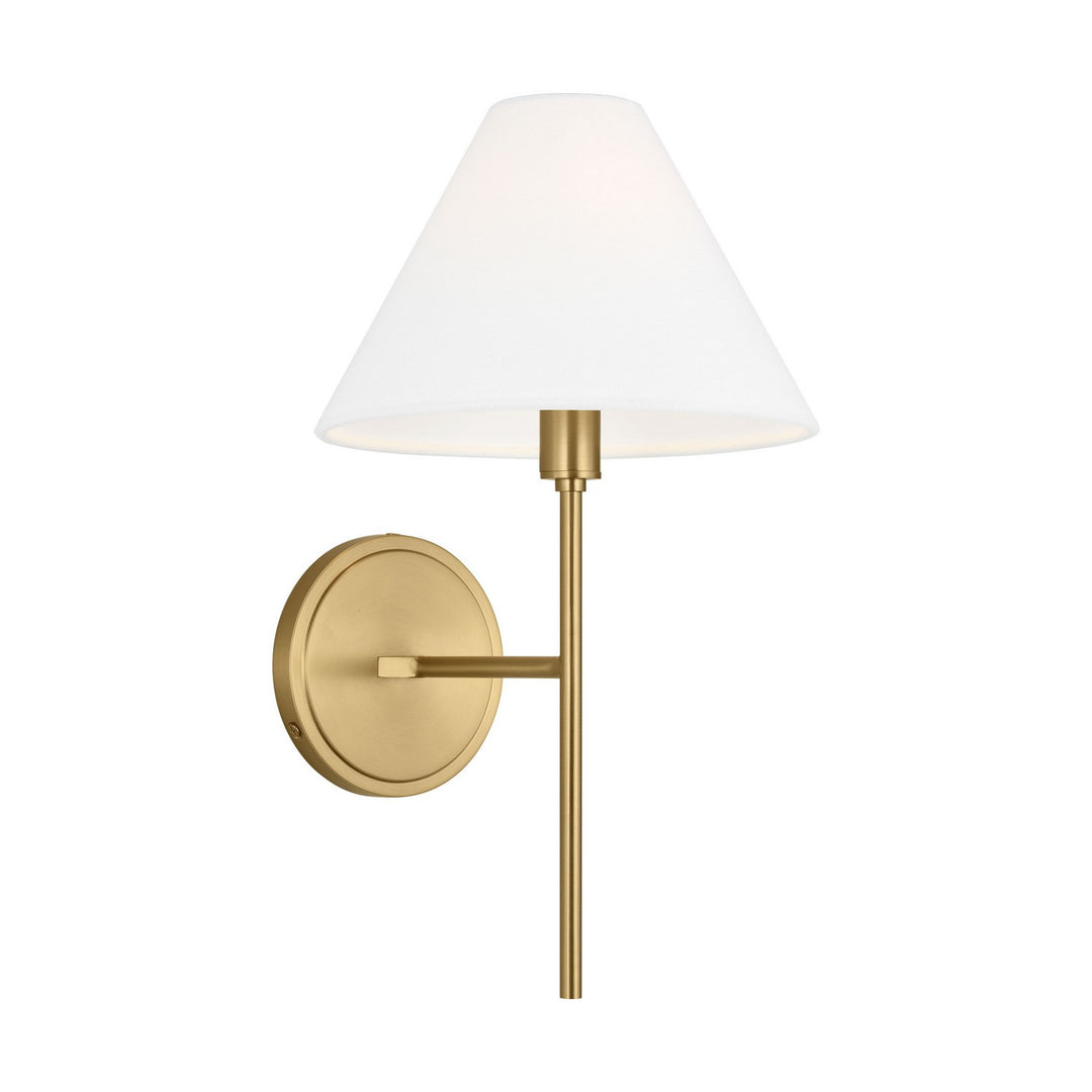 Ridgewood One Light Wall Sconce in Burnished Brass - available from The Lighting Shoppe, trusted by Canadian homeowners