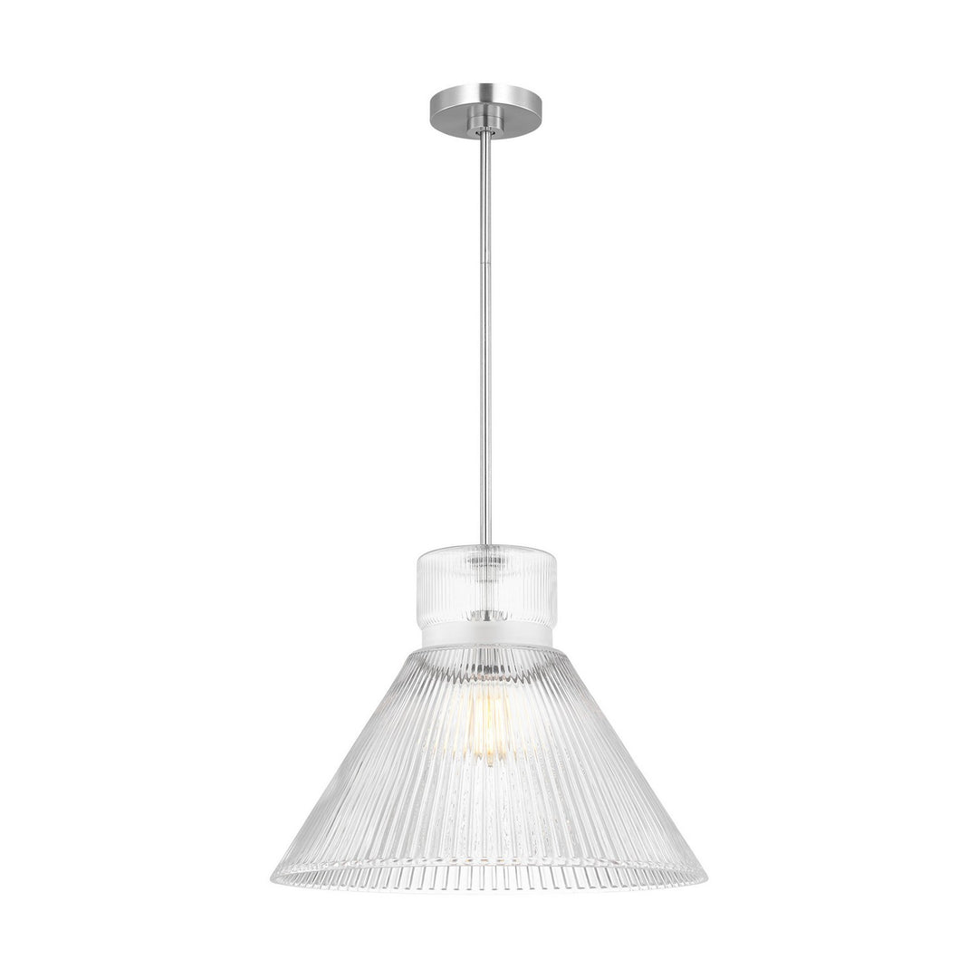 Liouet One Light Pendant in Brushed Nickel - available from The Lighting Shoppe, trusted by Canadian homeowners