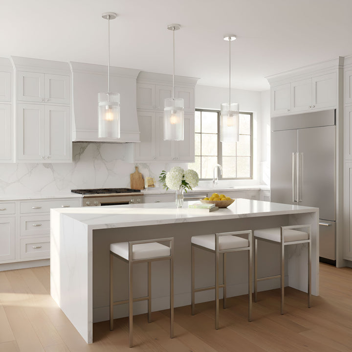 Visual Comfort Studio Canada - DJP1211BS - One Light Pendant - Liouet - Brushed Nickel