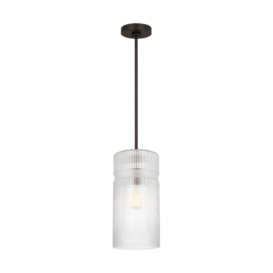 Liouet One Light Pendant in Midnight Black - available from The Lighting Shoppe, trusted by Canadian homeowners