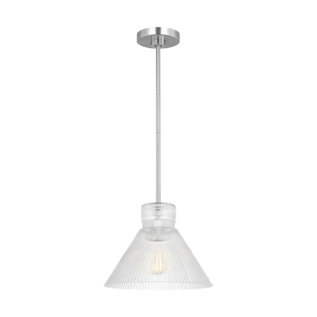 Liouet One Light Pendant in Brushed Nickel - available from The Lighting Shoppe, trusted by Canadian homeowners