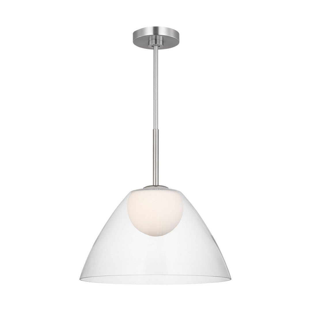 Suma One Light Pendant in Brushed Nickel - available from The Lighting Shoppe, trusted by Canadian homeowners