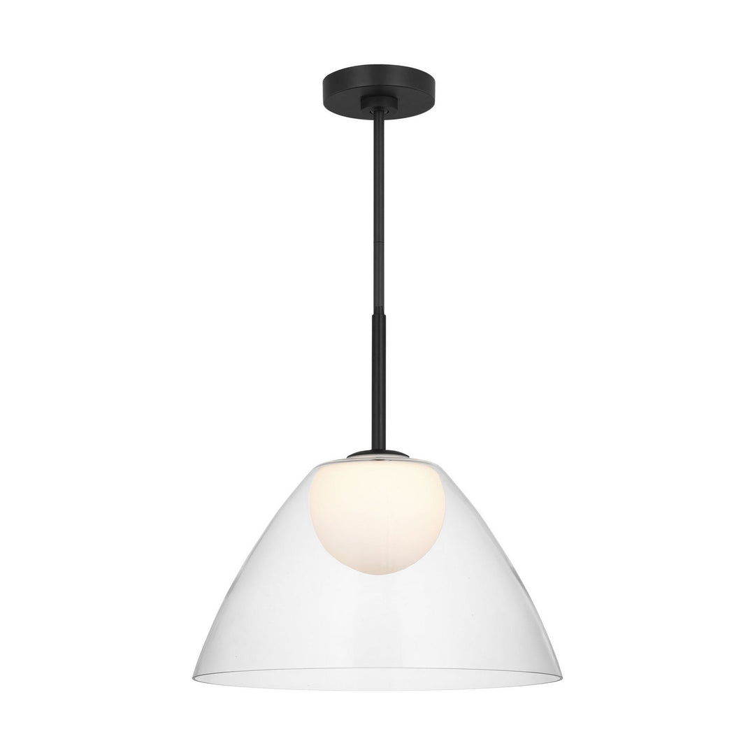 Suma One Light Pendant in Midnight Black - available from The Lighting Shoppe, trusted by Canadian homeowners