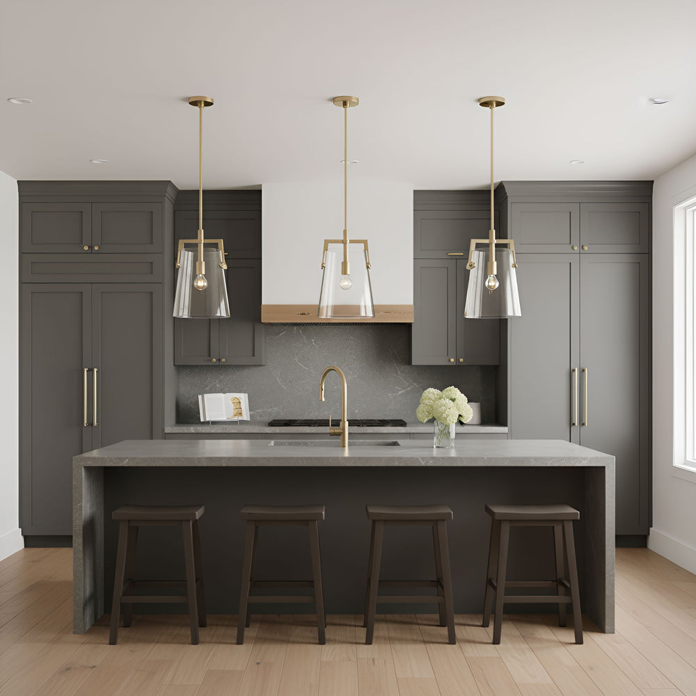 Visual Comfort Studio Canada - DJP1271SB - One Light Pendant - Crofton - Satin Brass