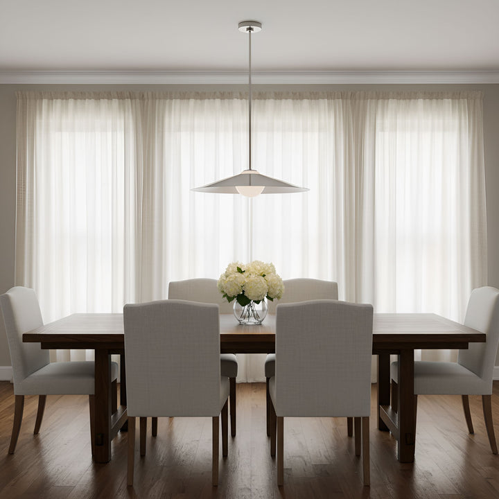 Visual Comfort Studio Canada - DJP1281BS - One Light Pendant - Astra - Brushed Nickel