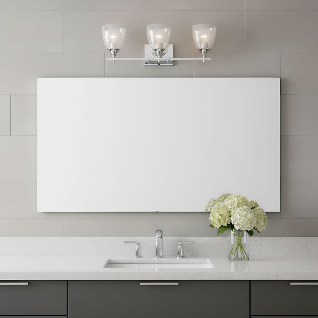 Visual Comfort Studio Canada - DJV1023CHCKG - Three Light Vanity - Toffino - Chrome