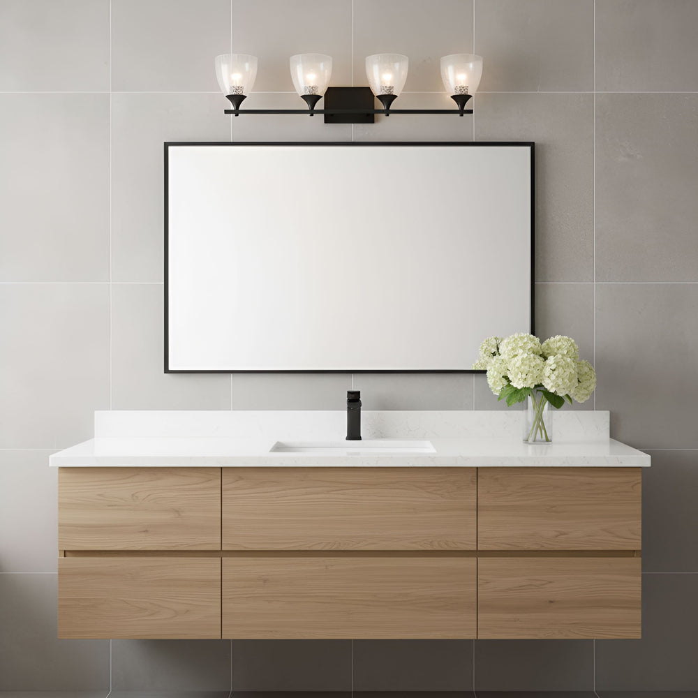 Visual Comfort Studio Canada - DJV1024MBKCKG - Four Light Vanity - Toffino - Midnight Black