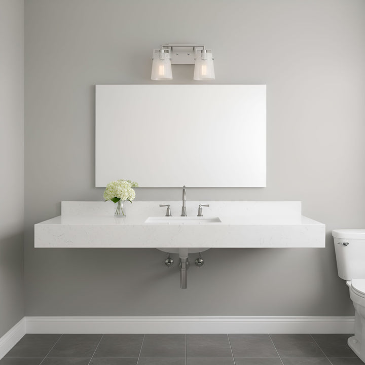 Visual Comfort Studio Canada - DJV1032BSCKG - Two Light Vanity - Crofton - Brushed Nickel