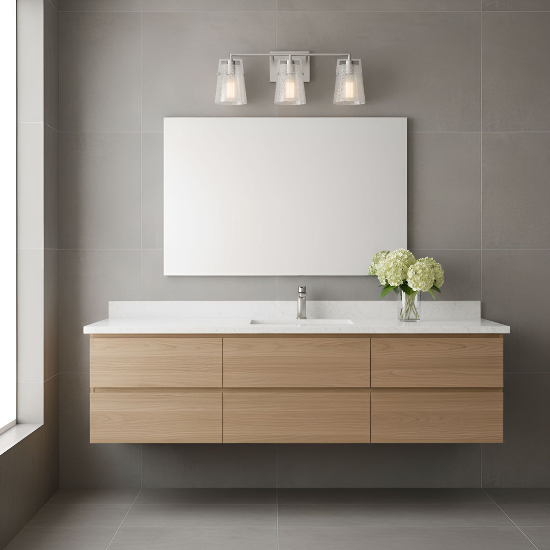 Visual Comfort Studio Canada - DJV1033BSCKG - Three Light Vanity - Crofton - Brushed Nickel