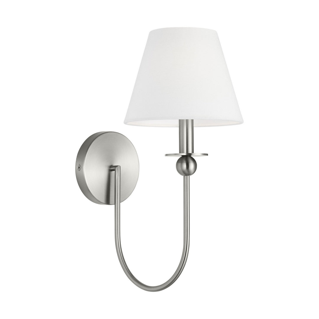 Elsay One Light Wall Sconce in Brushed Nickel - available from The Lighting Shoppe, trusted by Canadian homeowners