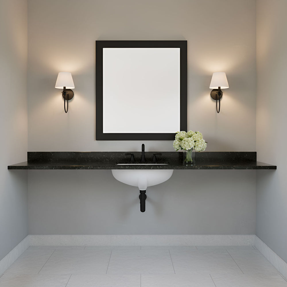 Visual Comfort Studio Canada - DJW1111MBK - One Light Wall Sconce - Elsay - Midnight Black