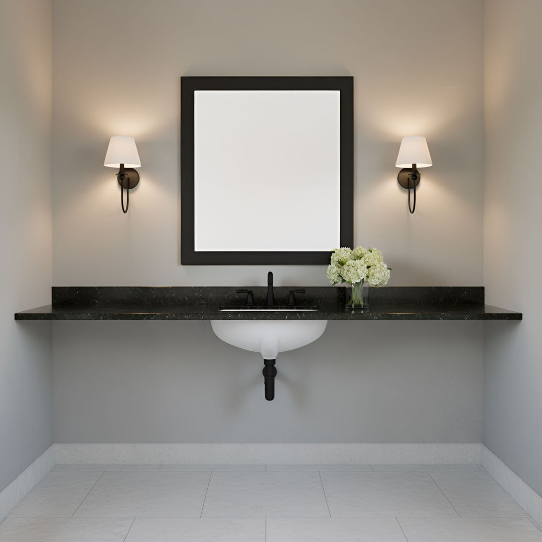 Visual Comfort Studio Canada - DJW1111MBK - One Light Wall Sconce - Elsay - Midnight Black