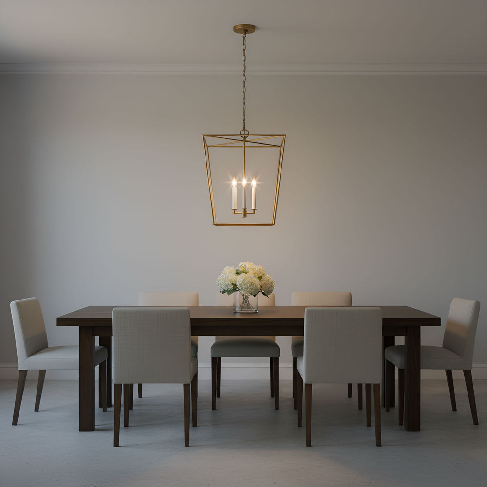 Visual Comfort Studio Canada - EC1344CDG - Four Light Lantern - Viota - Casted Gild