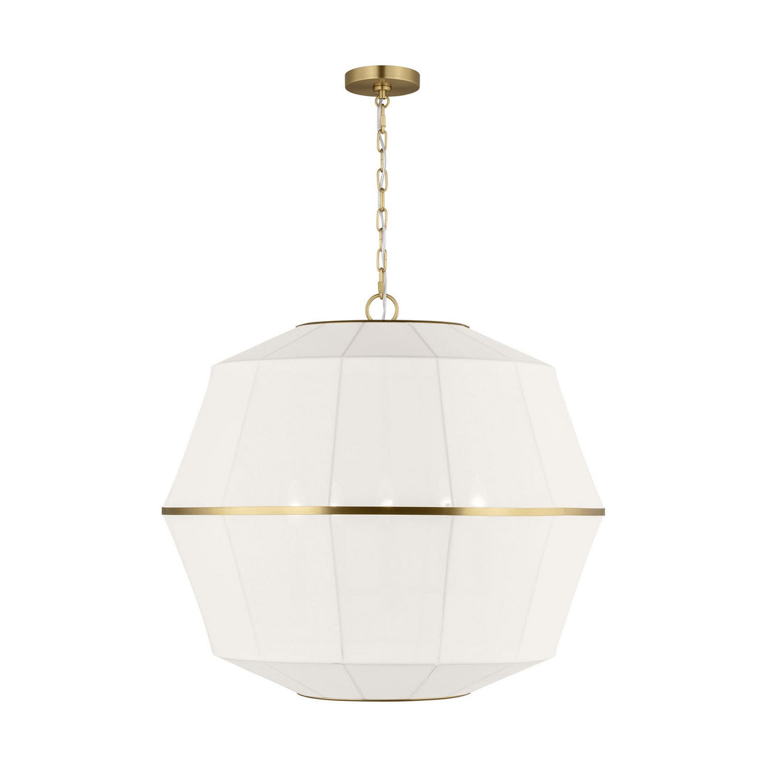 Hikari Five Light Lantern in Burnished Brass - available from The Lighting Shoppe, trusted by Canadian homeowners