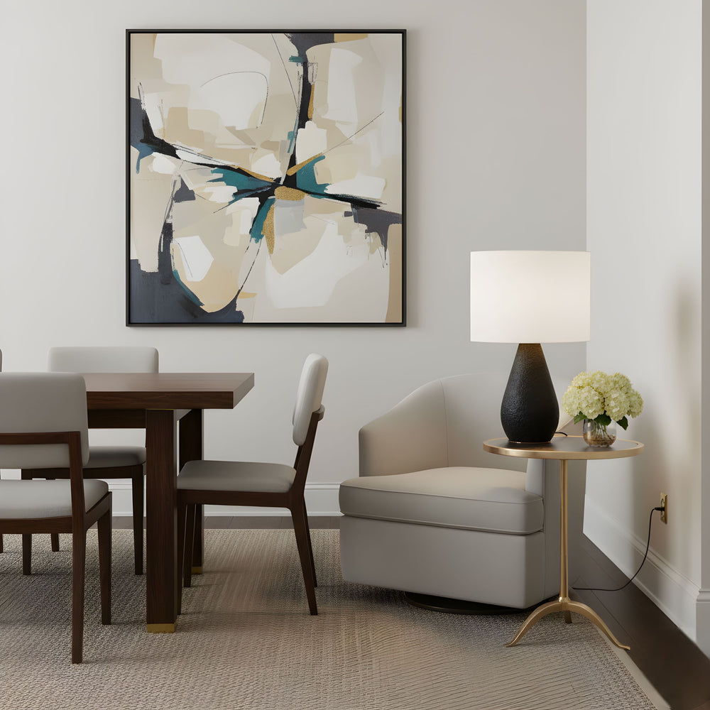 Visual Comfort Studio Canada - ET1531BLW - One Light Table Lamp - Breccia - Black Wash