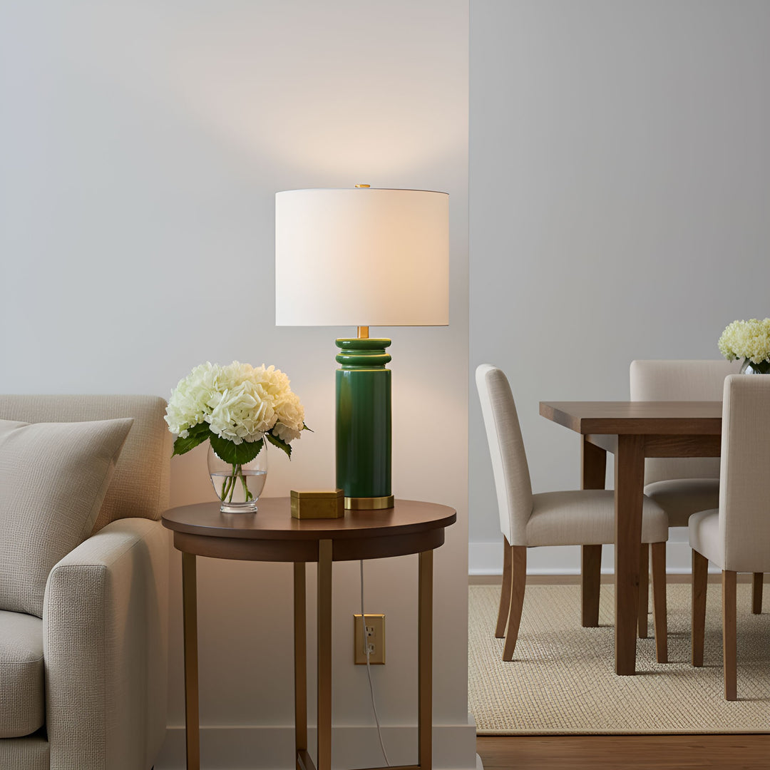 Visual Comfort Studio Canada - ET1541GLG - One Light Table Lamp - Feikudo - Glossy Light Green