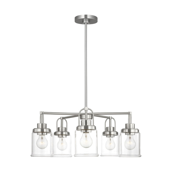 Visual Comfort Studio Canada - GLC1175BS - Five Light Chandelier - Anders - Brushed Nickel