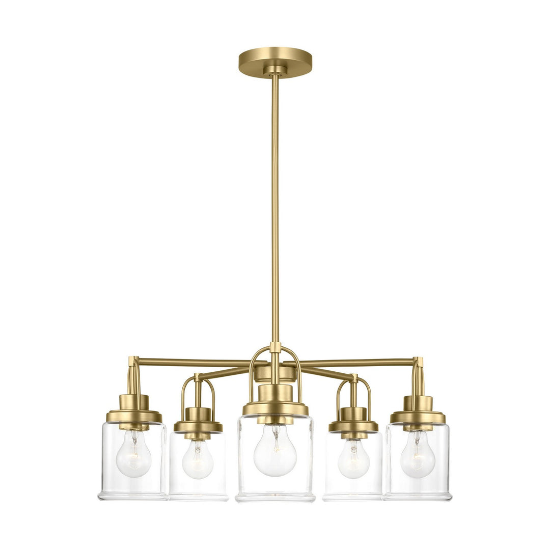 Visual Comfort Studio Canada - GLC1175SB - Five Light Chandelier - Anders - Satin Brass