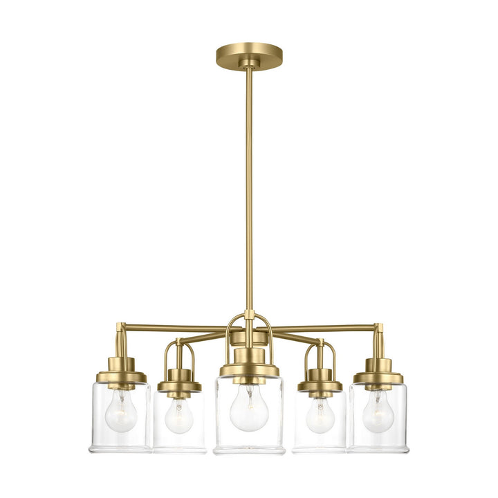Visual Comfort Studio Canada - GLC1175SB - Five Light Chandelier - Anders - Satin Brass