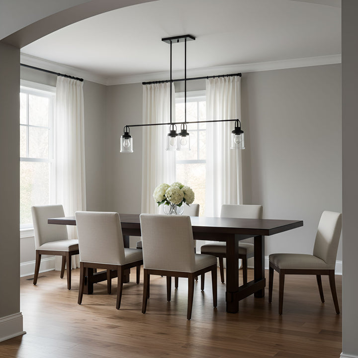 Visual Comfort Studio Canada - GLC1184MBK - Four Light Chandelier - Anders - Midnight Black