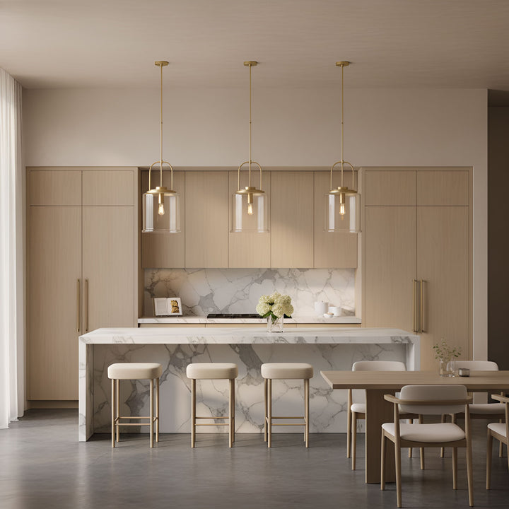 Visual Comfort Studio Canada - GLP1051SB - One Light Pendant - Anders - Satin Brass