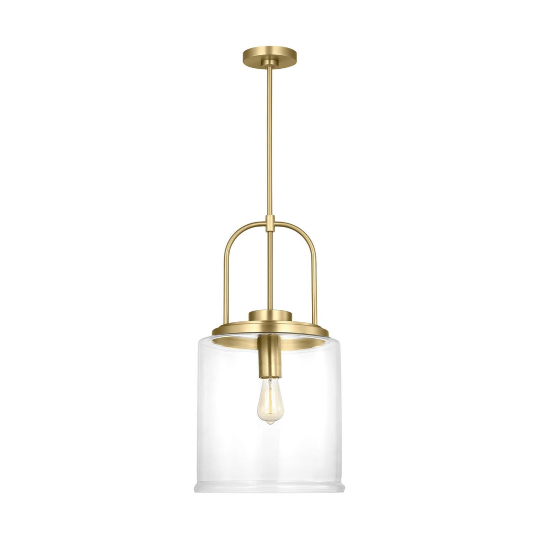 Anders One Light Pendant in Satin Brass - available from The Lighting Shoppe, trusted by Canadian homeowners