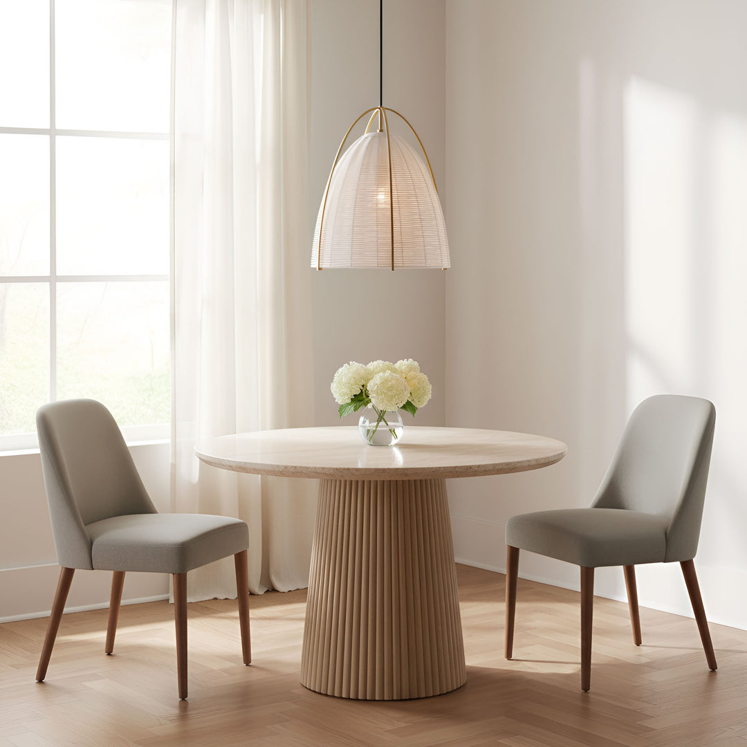 Visual Comfort Studio Canada - GLP1071SB-CLW - One Light Pendant - Norman - Chalk Wicker