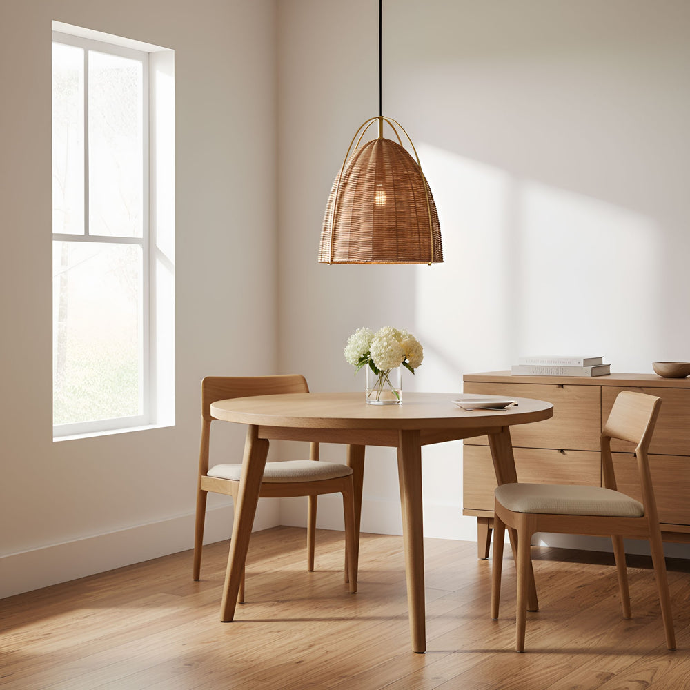 Visual Comfort Studio Canada - GLP1081BBS-BRTN - One Light Pendant - Norman - Blonde Rattan