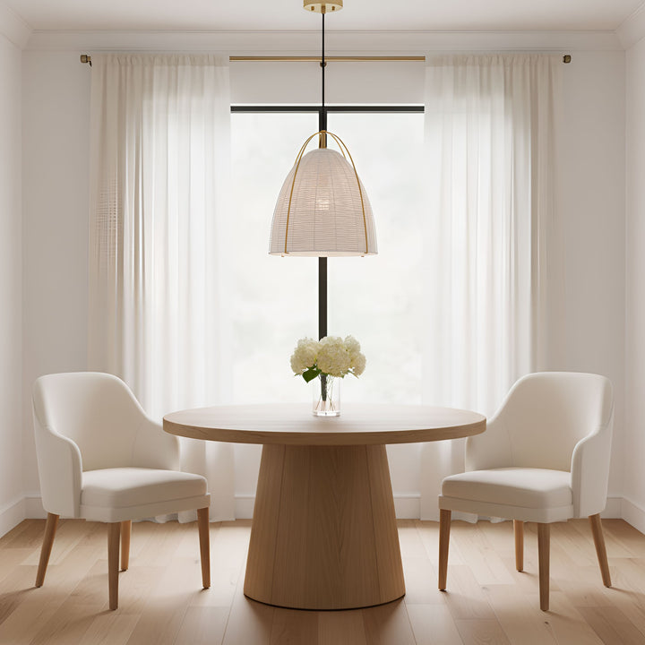 Visual Comfort Studio Canada - GLP1081SB-CLW - One Light Pendant - Norman - Chalk Wicker