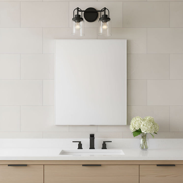 Visual Comfort Studio Canada - GLV1072MBK - Two Light Vanity - Anders - Midnight Black