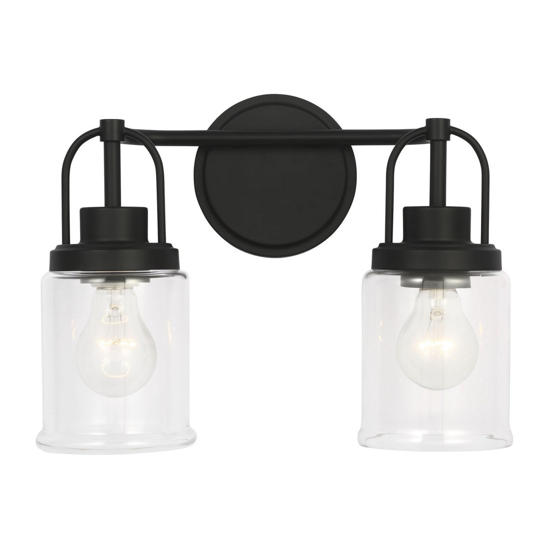 Visual Comfort Studio Canada - GLV1072MBK - Two Light Vanity - Anders - Midnight Black