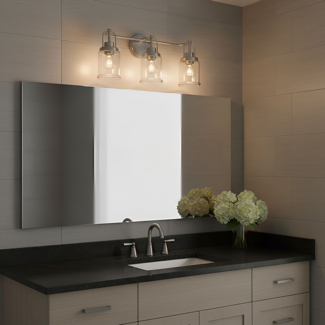 Visual Comfort Studio Canada - GLV1073BS - Three Light Vanity - Anders - Brushed Nickel
