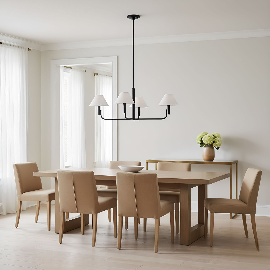 Visual Comfort Studio Canada - SLC1014AI - Four Light Chandelier - Colfax - Aged Iron