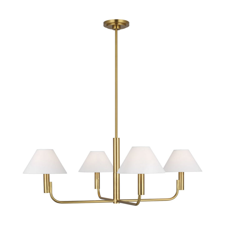 Visual Comfort Studio Canada - SLC1014BBS - Four Light Chandelier - Colfax - Burnished Brass