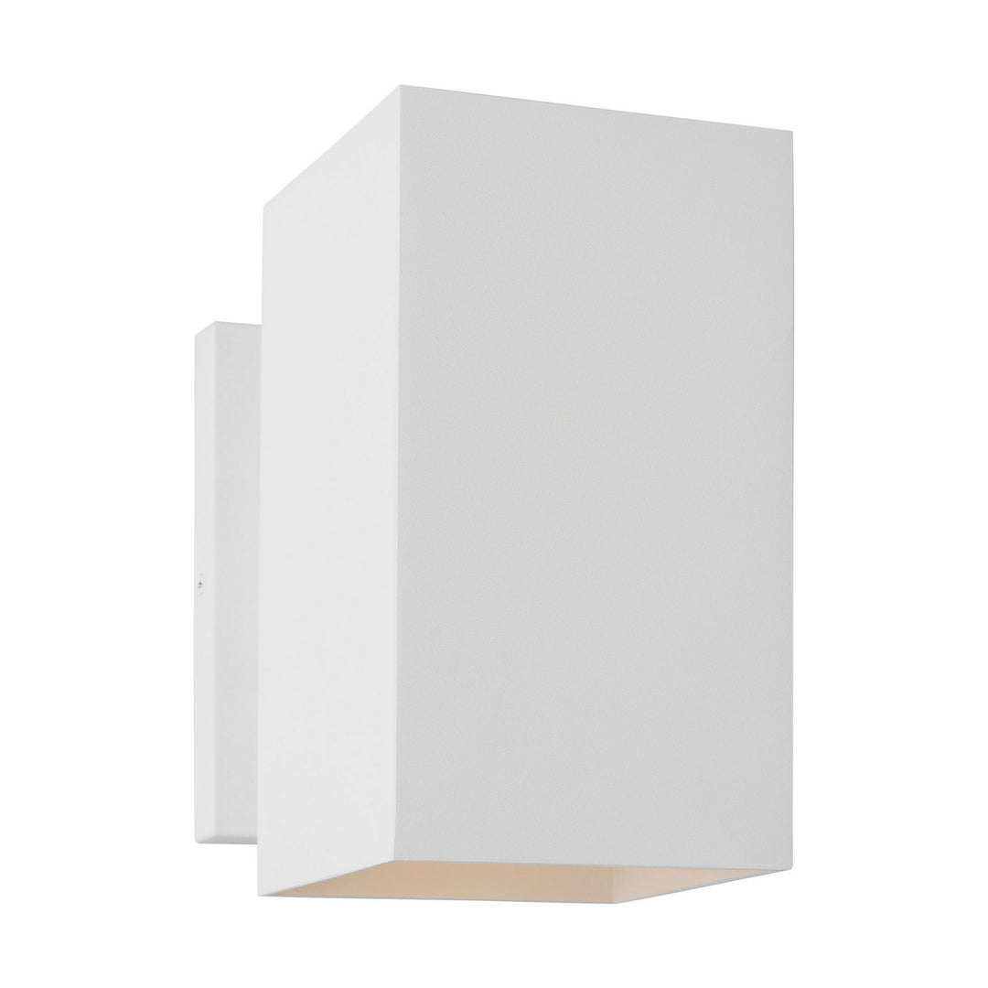 Pohl One Light Wall Lantern in Outdoor Textured White - available from The Lighting Shoppe, trusted by Canadian homeowners